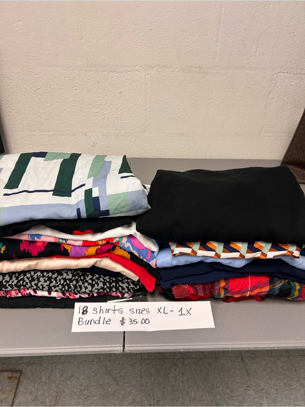 Assorted Women's Shirts Bundle - Black & Multicolor